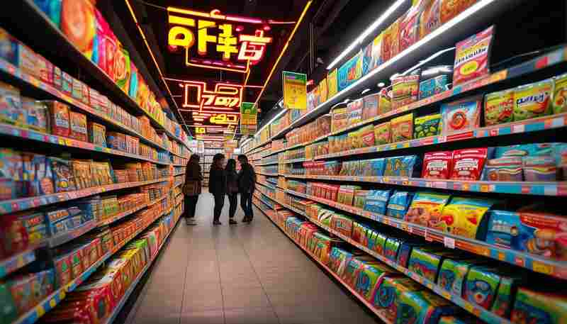 零食店货架陈列设计如何有效吸引顾客注意力