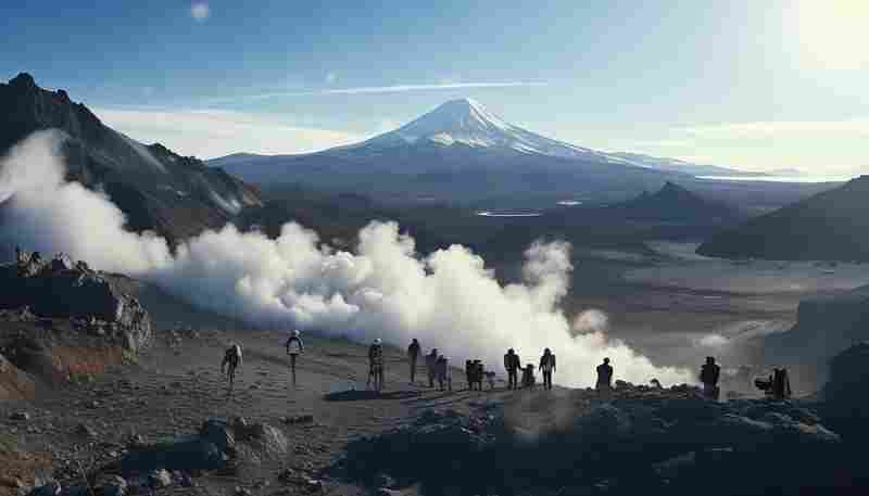 如何通过摄影技术辅助火山地形的科学记录
